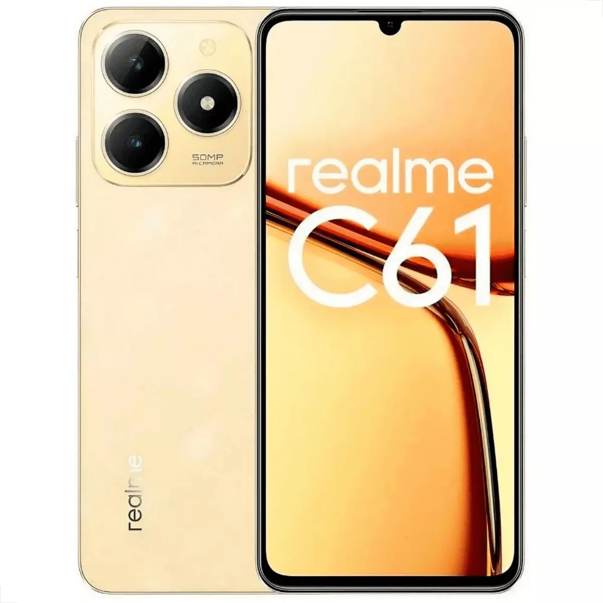 Celular Realme C61 256GB 8GB Ram - Sparkle Gold